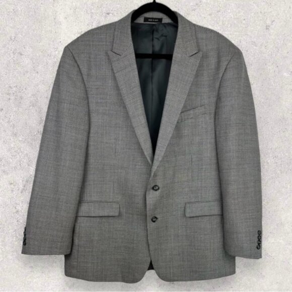 Kenneth Cole Wool Jacket Blazer Size 46R - Picture 1 of 13